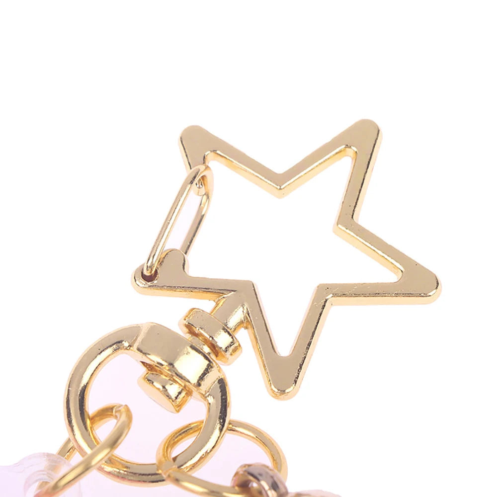 Pokemon Acrylic Keychain Anime Characters Leafeon Eevee Sylveon Bags Car Key Ring Charm Accessories Kids Birthday Gift
