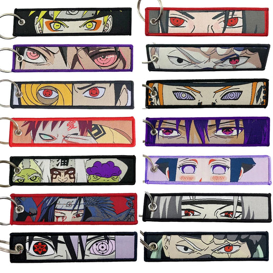 Naruto Anime Keychain - Embroidered Keychains for Gamers!!